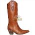 Bota texas amassada cano laranja sv8958